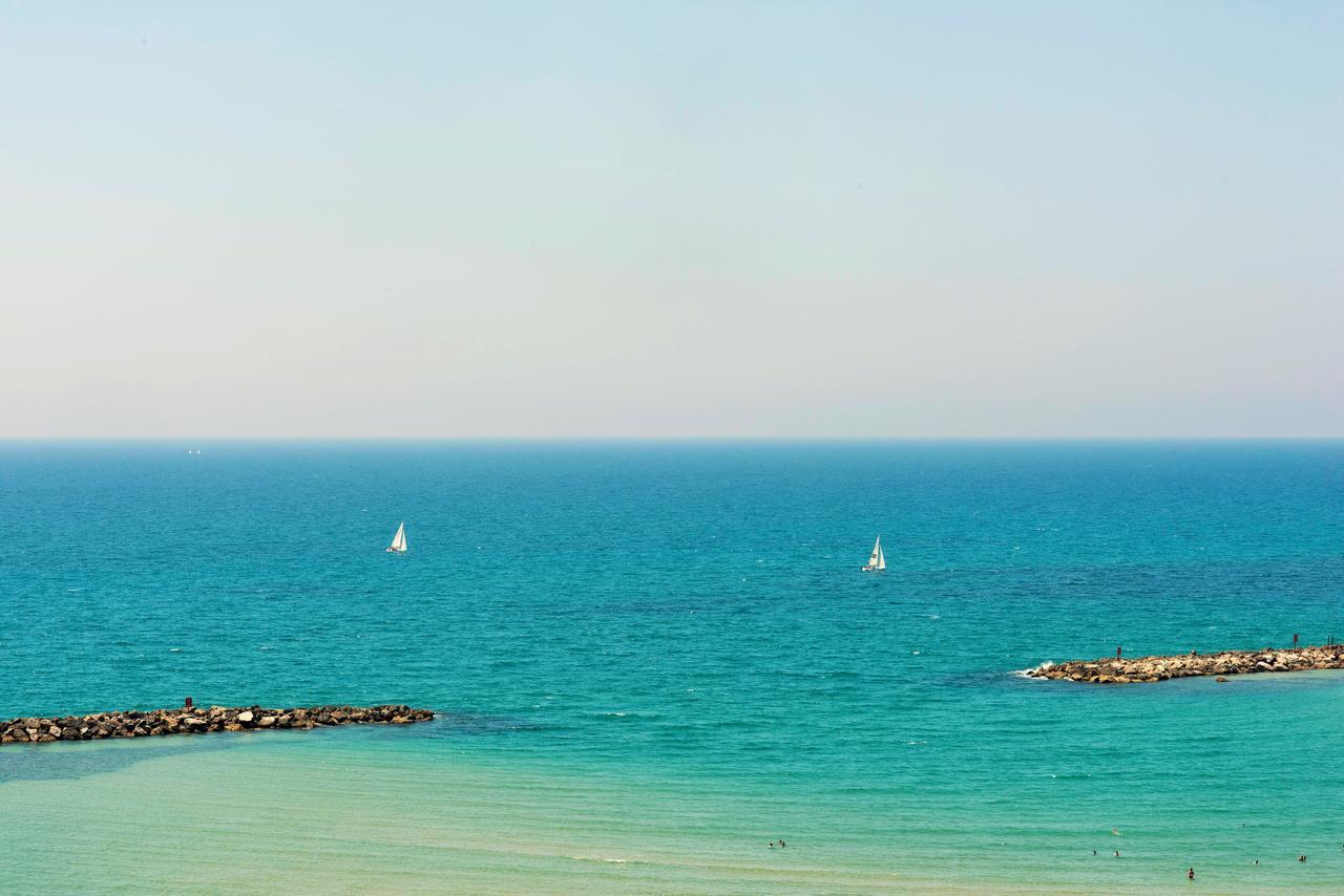 Excellent Beachfront Apt W/ Pool Access By Sea N' Rent Tel Aviv Luaran gambar